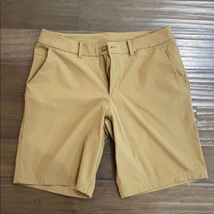 Men’s lululemon khaki 11 inch shorts.